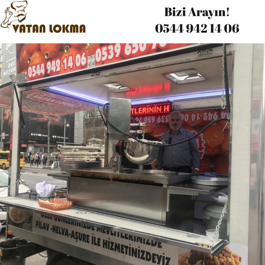 Pendik hayır lokması mobil aracı ve Vatan Lokma ekibi